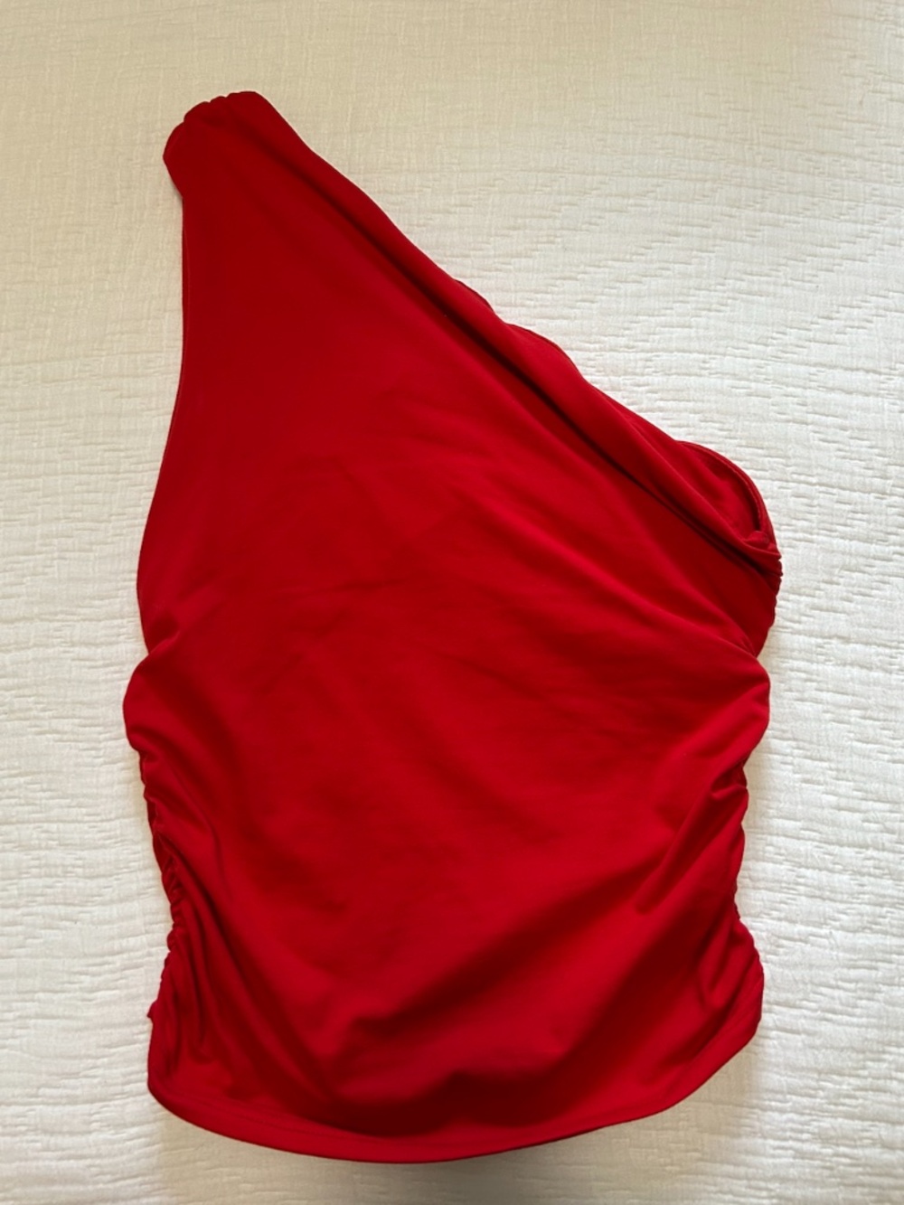 Red, Off the Shoulder Top